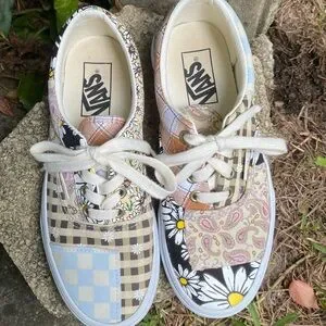 VANS★ERA MEADOW PATCHWORK★チェック柄★ペイズリー柄★花柄 VANS☆ERA MEADOW PATCHWORK☆チェック柄☆ペイズリー柄☆花柄